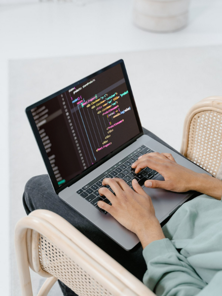 Website design and coding illustration - Growth Innovura Web Development